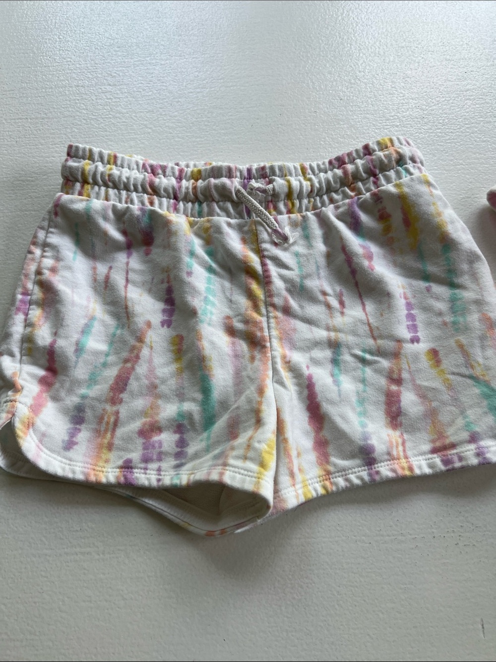 Cat & Jack Pastel Tie-Dye Shorts in Pink, Yellow, Purple
